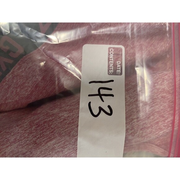 Gymshark Flex Collection Long Sleeve Crop Top - Dusky Pink Marl/Charcoal - Picture 8 of 8